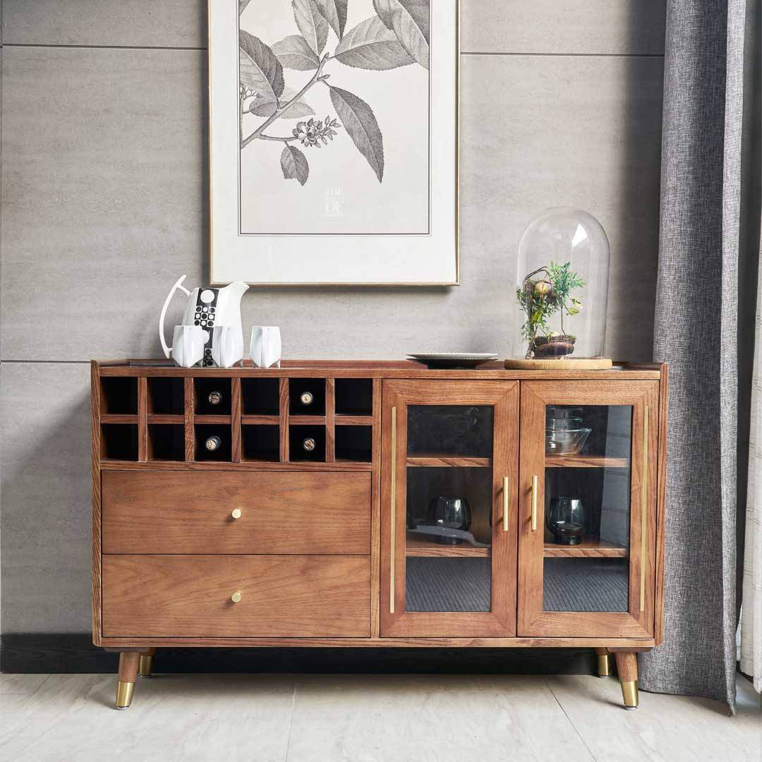 Abigail Ash Wood Buffet Hutch Singapore