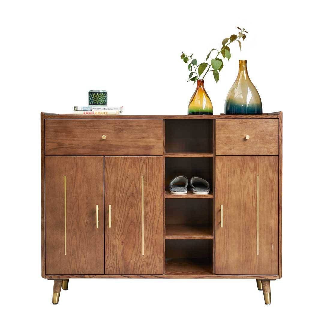 Abigail Ash Wood Shoe Cabinet Singapore