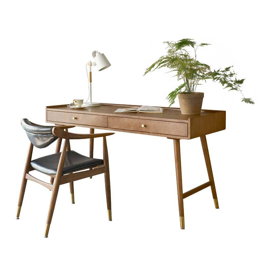 Abigail Ash Wood Study Table Set (150cm) Singapore