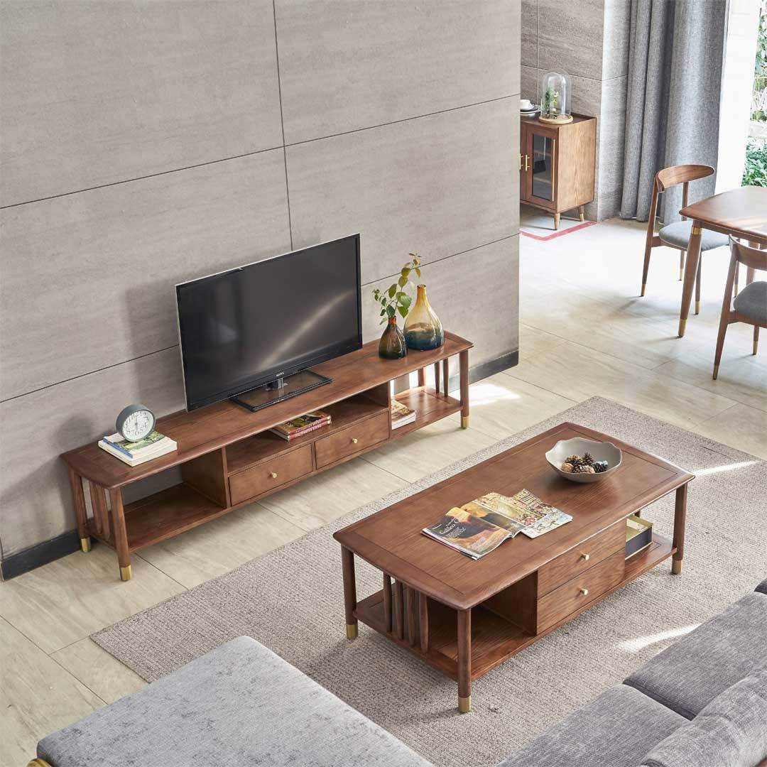 Abigail Ash Wood TV Console Singapore