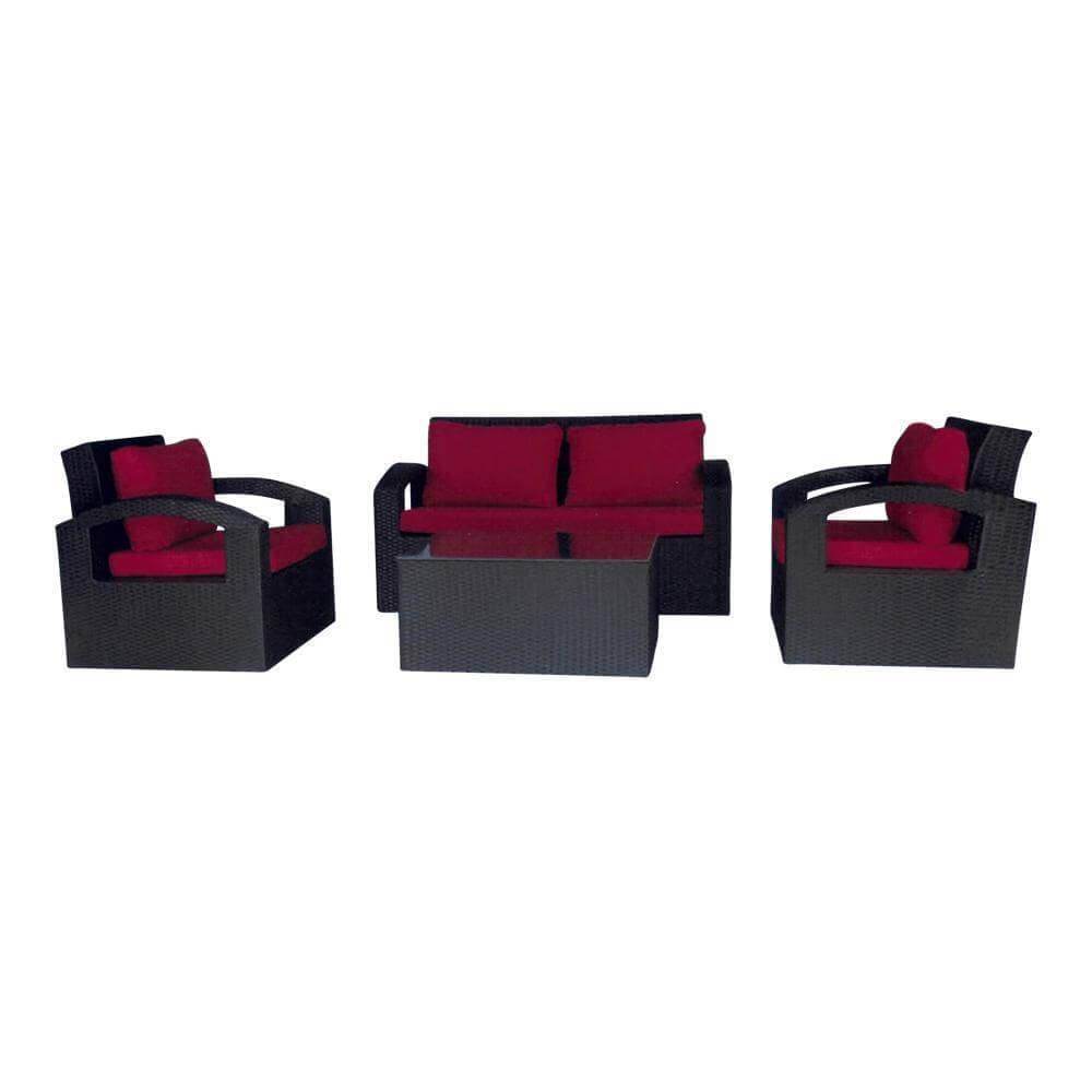 Abigail Wicker Outdoor Sofa Set Singapore