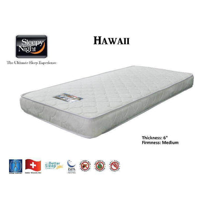 Alberteen Pull Out Bed + Sleepy Night Hawaii Spring Mattress Singapore