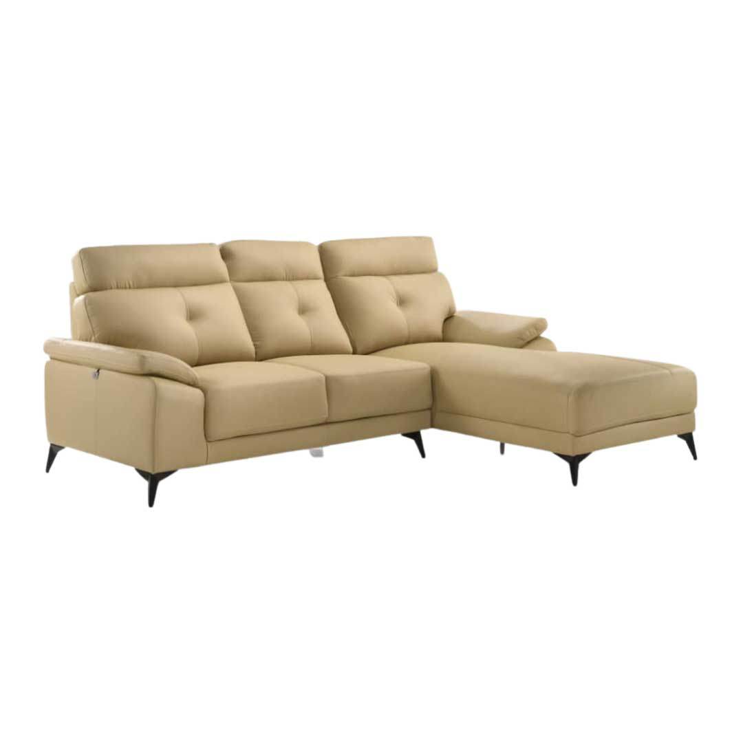 Aldo Genuine Leather L Shape Sofa Singapore