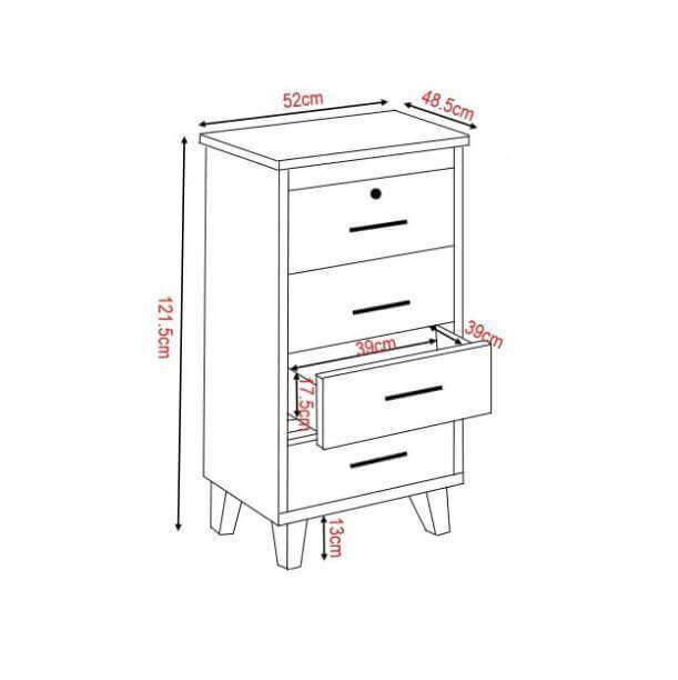 Alera Chest of Drawer Singapore