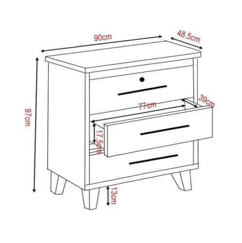 Alice Senior Chest of Drawer Singapore