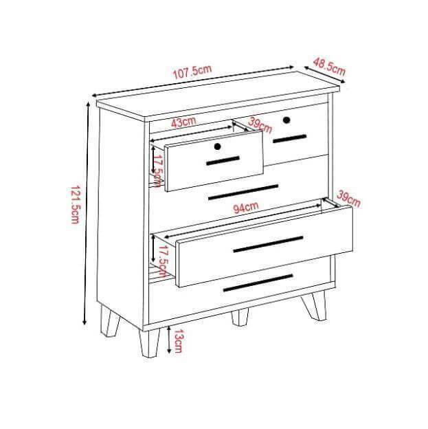 Allen Chest of Drawer Singapore