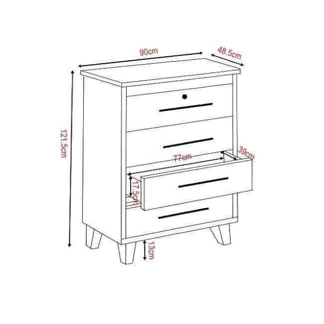 Aloric Chest of Drawer Singapore