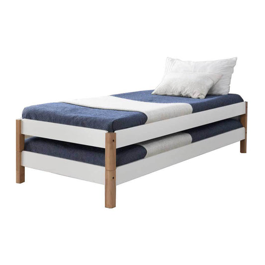 Ambrosia Stackable Wooden Bed (Single) Singapore