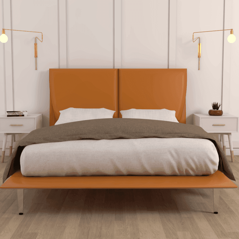 Anakela Genuine Leather Bed Frame by Chattel Singapore