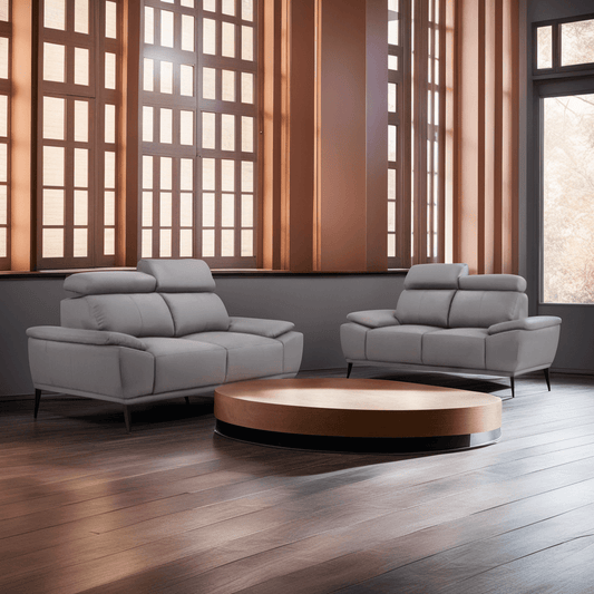 Aries Genuine Leather Sofa Singapore