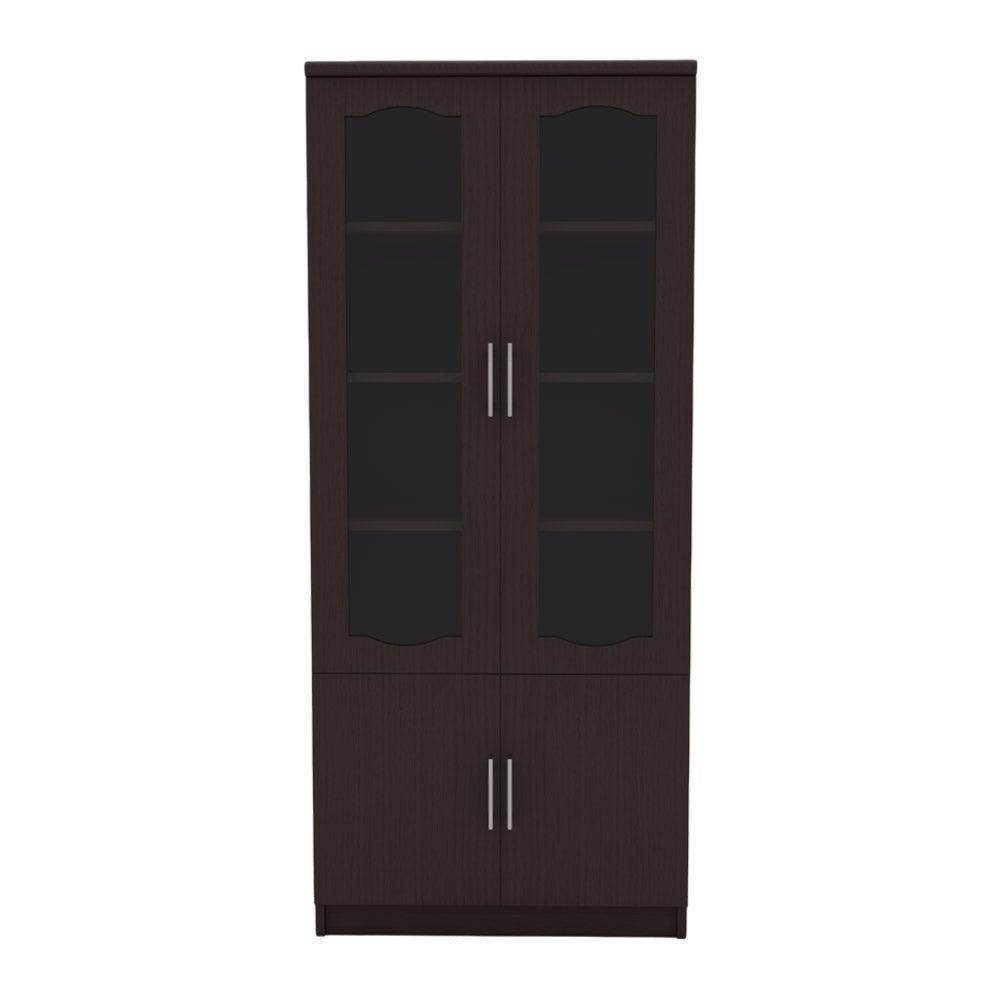 [AS-IS] Darold Walnut Display Cabinet/Bookshelf Singapore