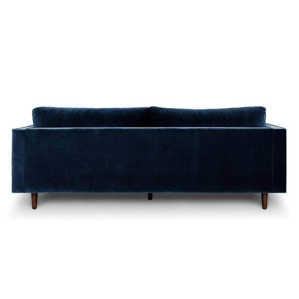 Ashla Blue Velvet Fabric Sofa Singapore