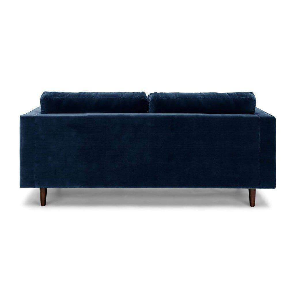 Ashla Blue Velvet Fabric Sofa Singapore