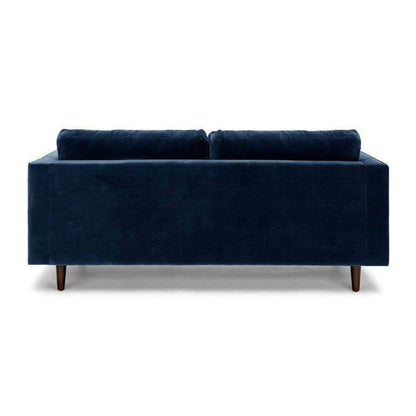 Ashla Blue Velvet Fabric Sofa Singapore