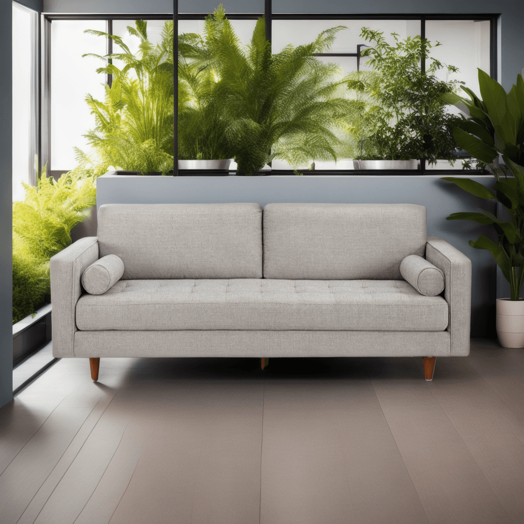 Ashla Grey Fabric Sofa Singapore