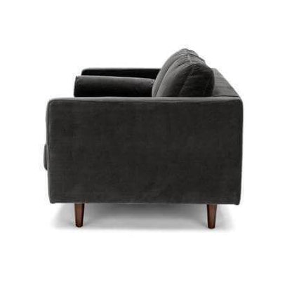 Ashla Grey Velvet Fabric Sofa Singapore