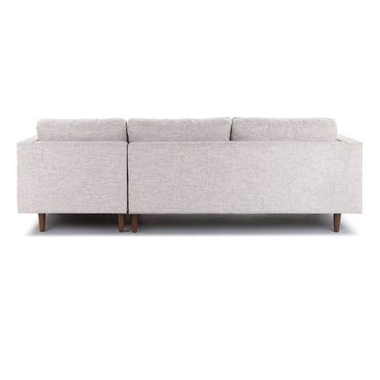 Ashla L-Shape Grey Fabric Sofa Singapore