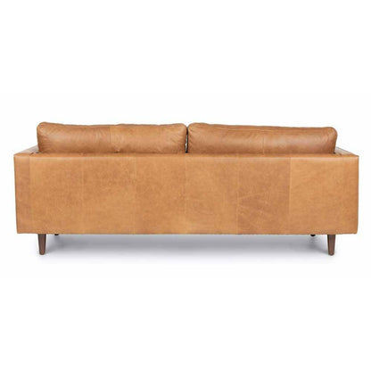 Ashla Light Brown Faux Leather Sofa Singapore