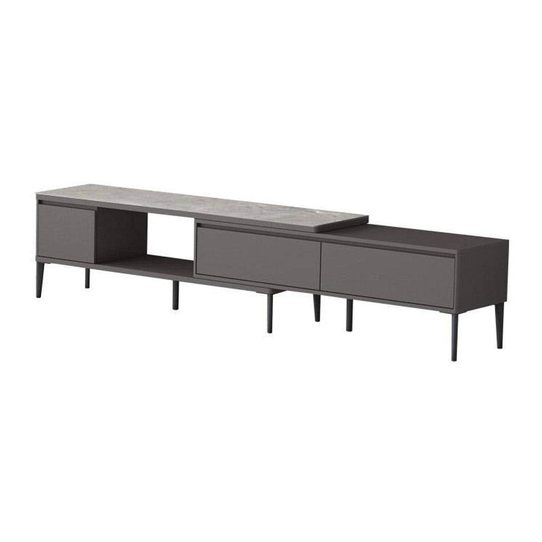 Aslan II Sintered Stone Extendable Tv Console Singapore