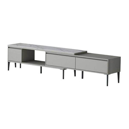 Aslan II Sintered Stone Extendable Tv Console Singapore