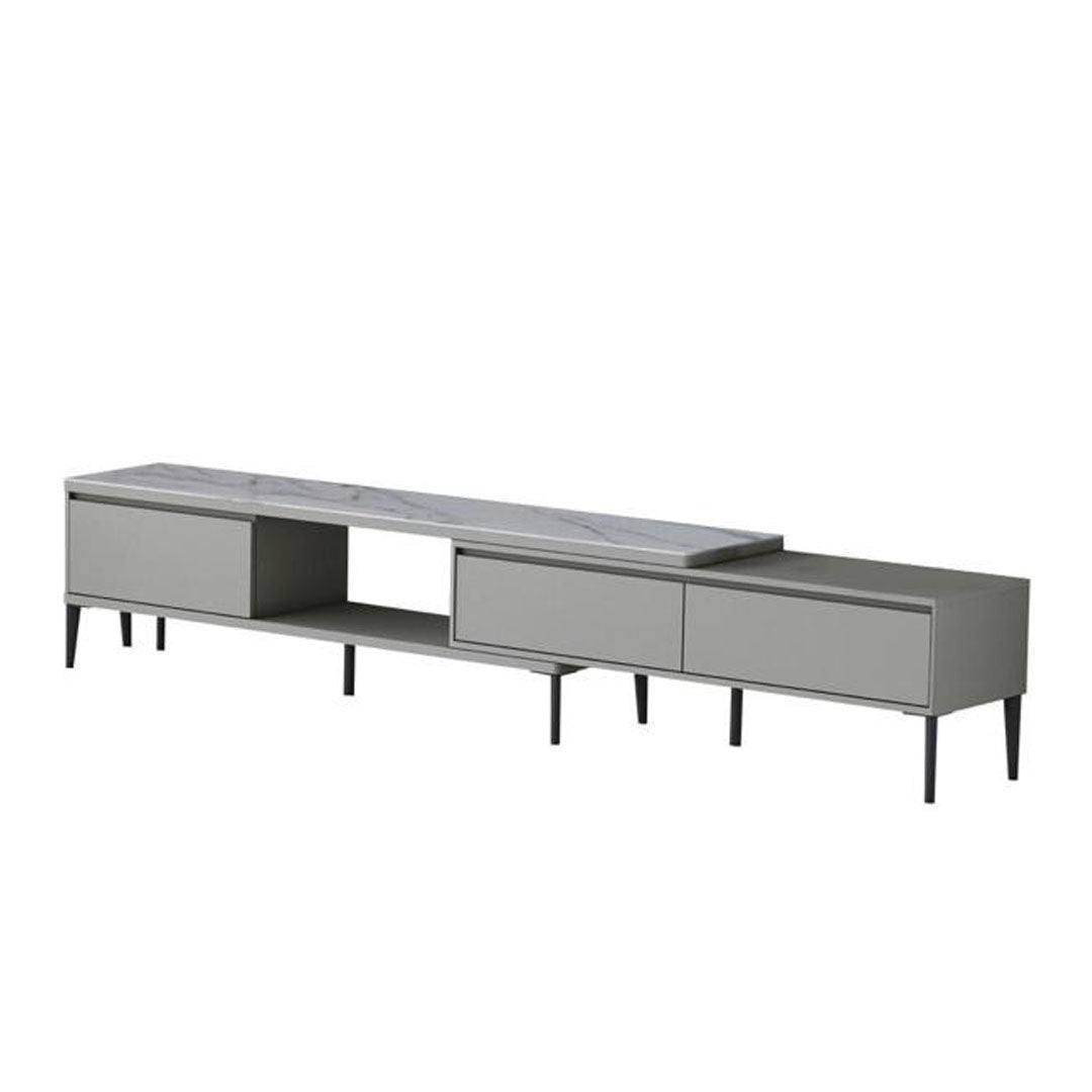 Aslan III Sintered Stone Extendable Tv Console Singapore