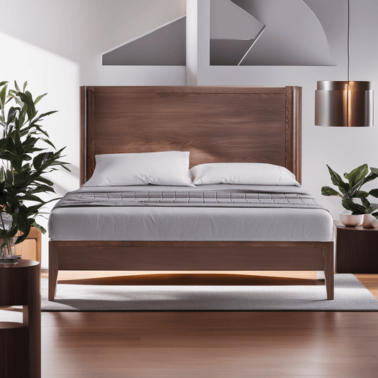 Astrid Ash Wood Bed Frame Singapore