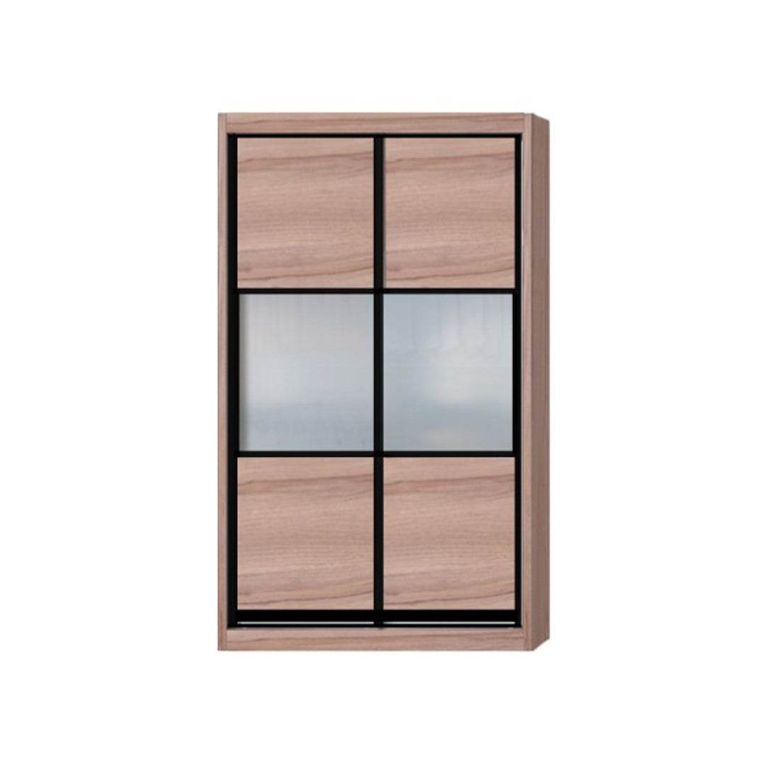 Audrey Modular Wardrobe (Light Oak with Frosted Glass) Singapore