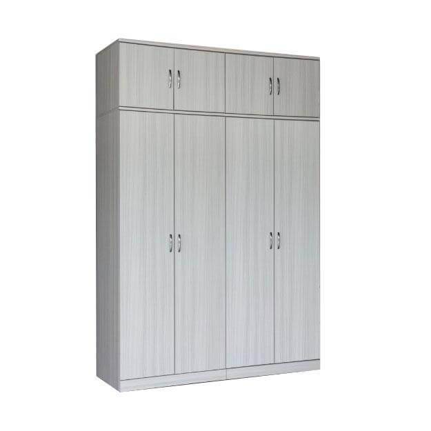 Bernie 5ft White Wash Open Door Wardrobe Singapore