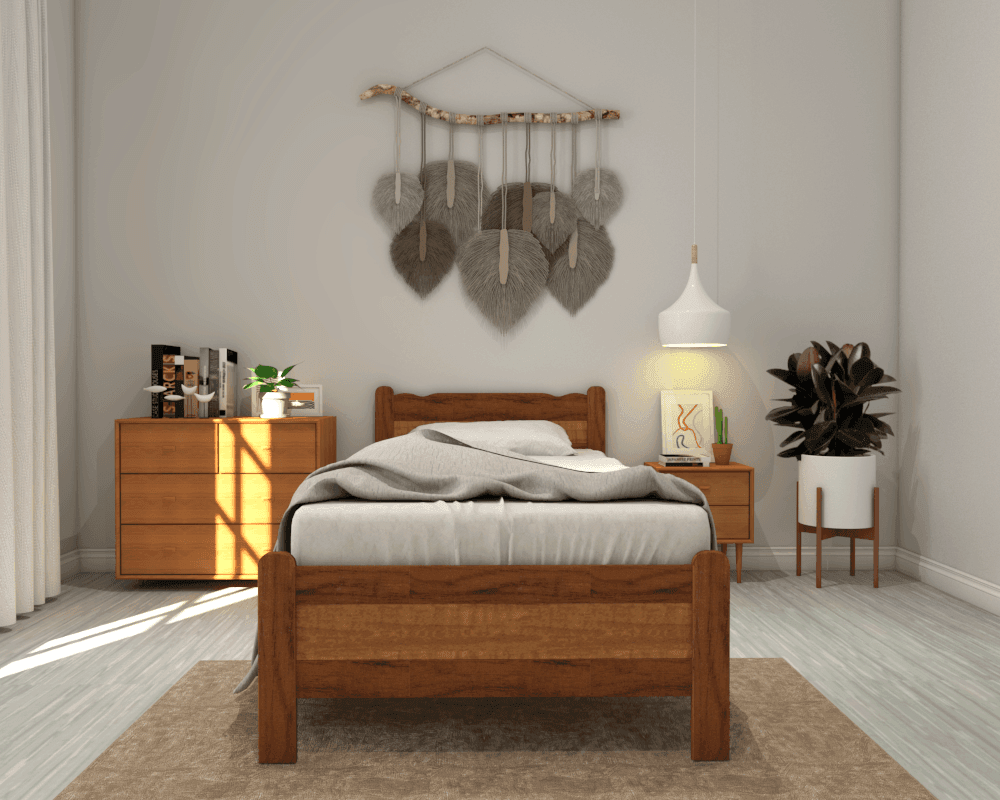 Blakey Wooden Bed Single Singapore