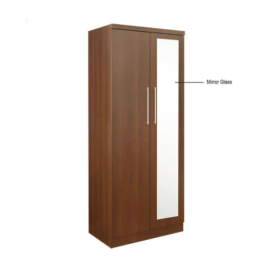 Borese Mirror Open Door Wardrobe Singapore