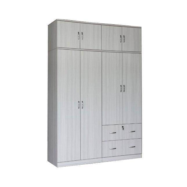 Bourne White Wash 5ft Open Door Wardrobe Singapore