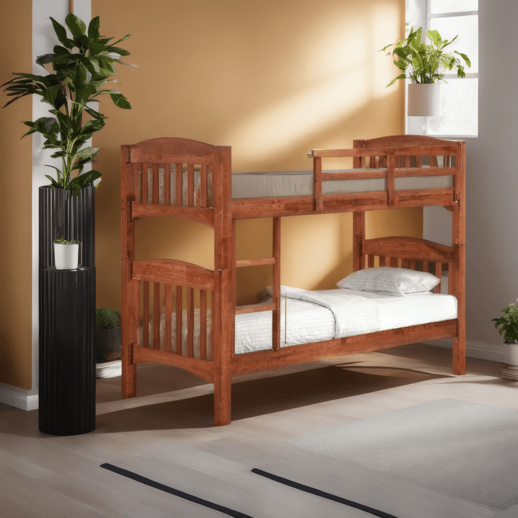 Brodrig Wooden Double Decker Bed Singapore