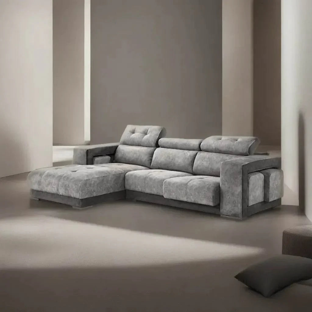 Bryton Fabric L Shape Sofa Singapore