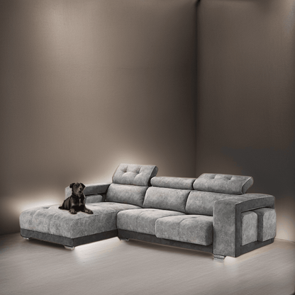 Bryton Fabric L Shape Sofa Singapore