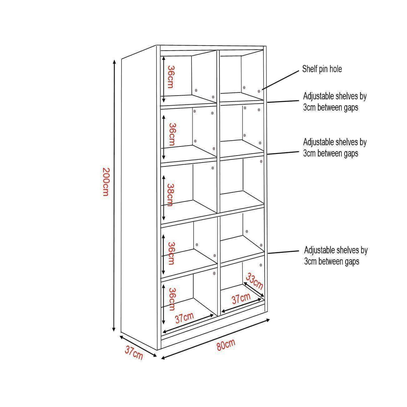 Burrell Bookshelf Singapore