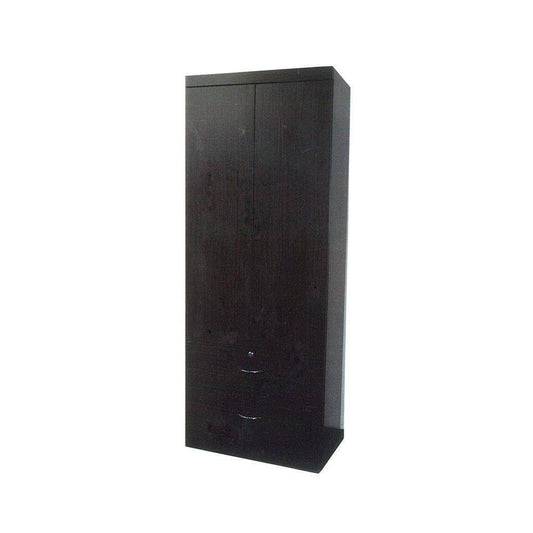 Calbex Dark Grey Open 2 Door Wardrobe Singapore