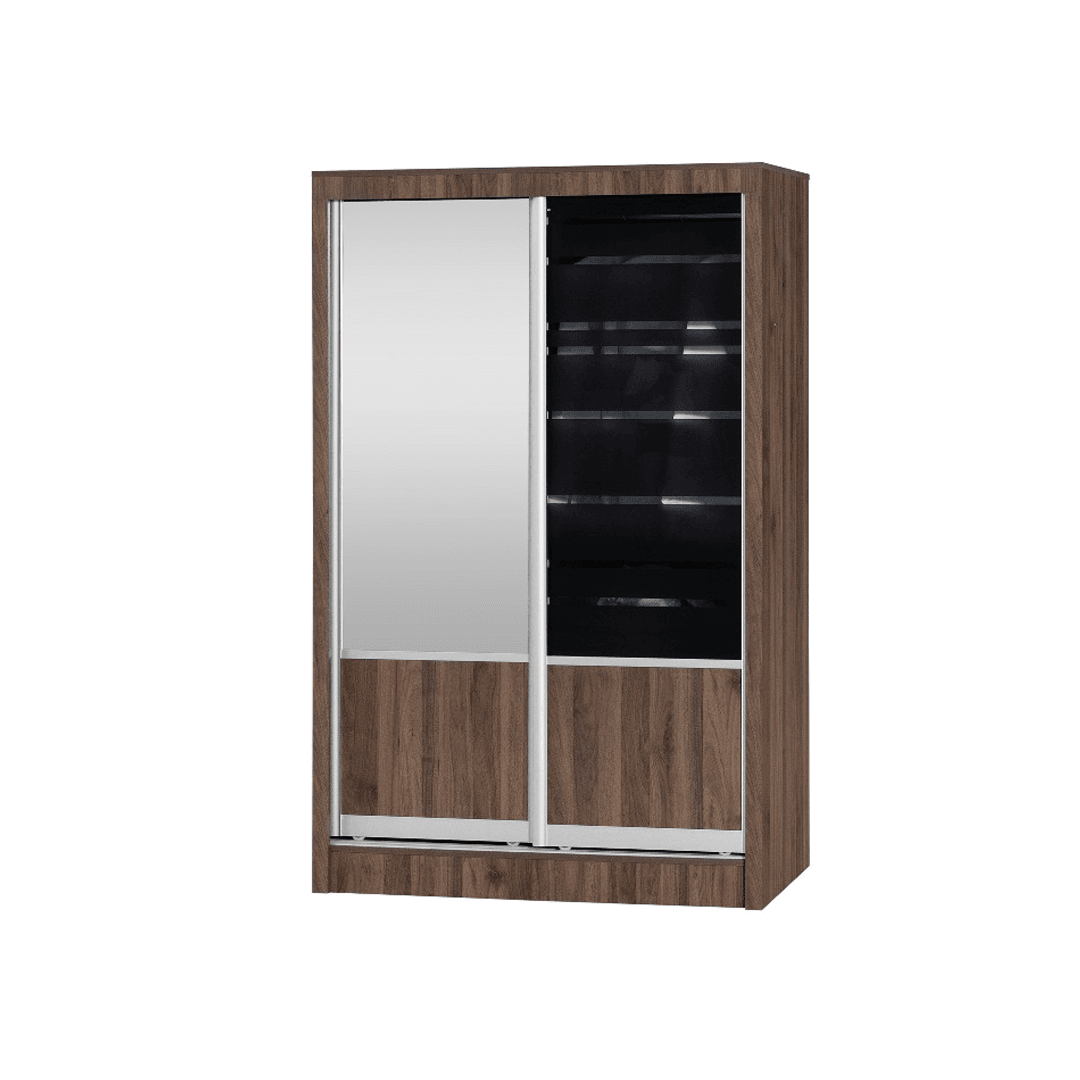 Calder Sliding Wardrobe with Mirror (120cm) Singapore