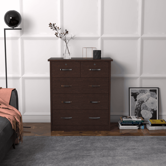 Carilyn Walnut Chest of Drawer Singapore