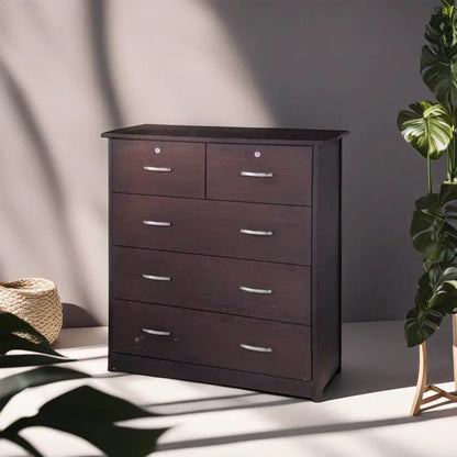 Carilyn Walnut Chest of Drawer Singapore