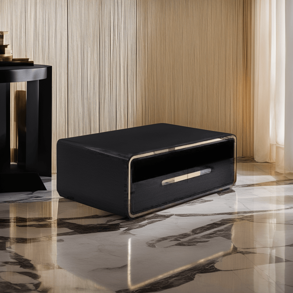 Carlen Gloss Black Coffee Table Singapore