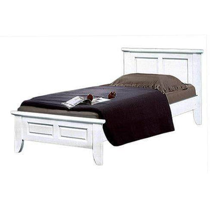 Carleton White Wooden Bed Singapore