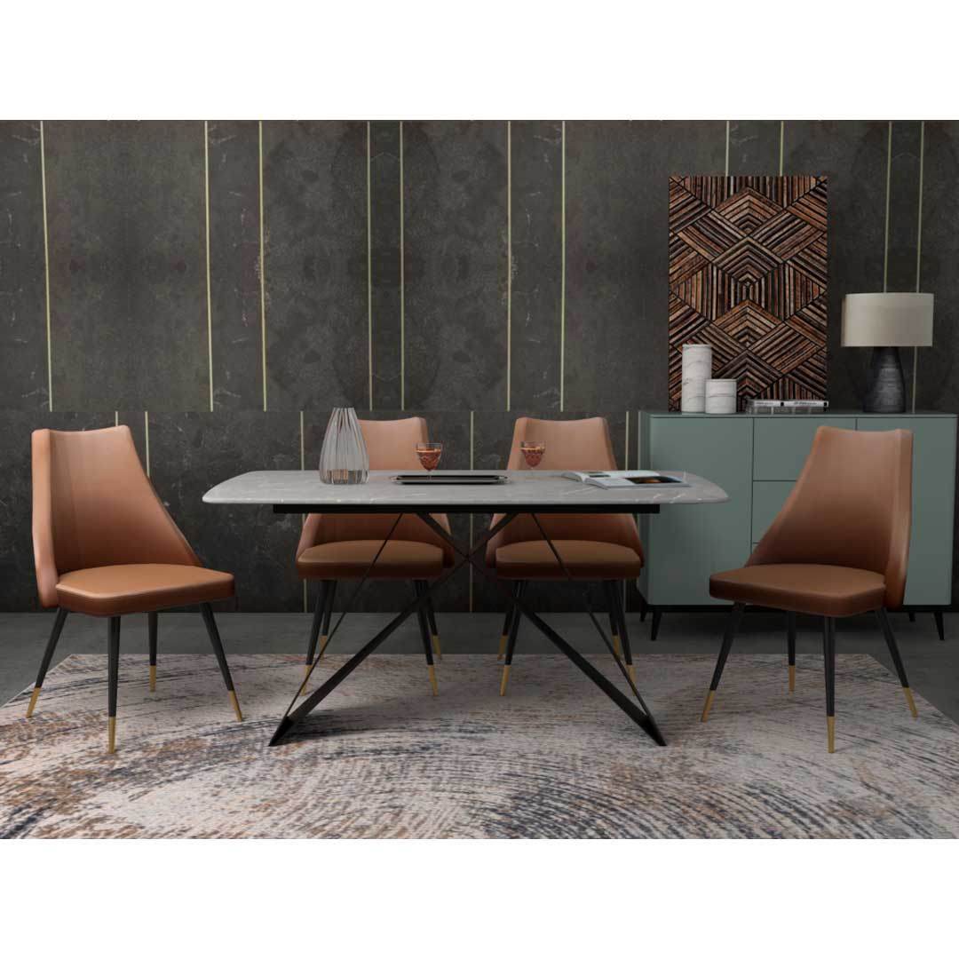 Carlogera Sintered Stone Dining Table (140cm/160cm/180cm) Singapore