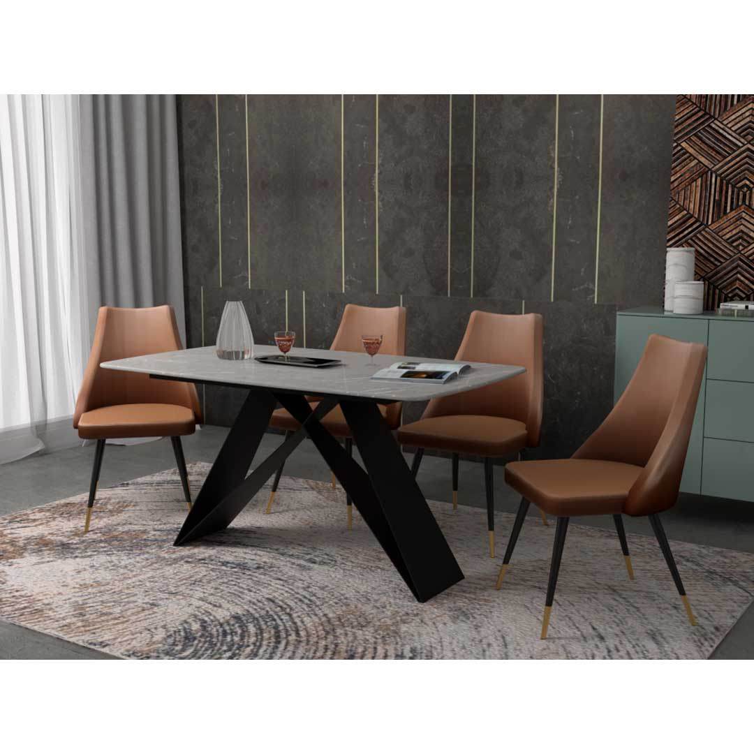 Carlogera Sintered Stone Dining Table (140cm/160cm/180cm) Singapore