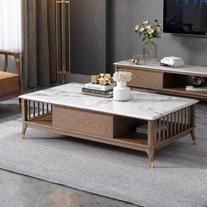 Caspian Ash Wood Coffee Table Singapore