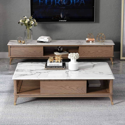 Caspian Ash Wood TV Console Singapore