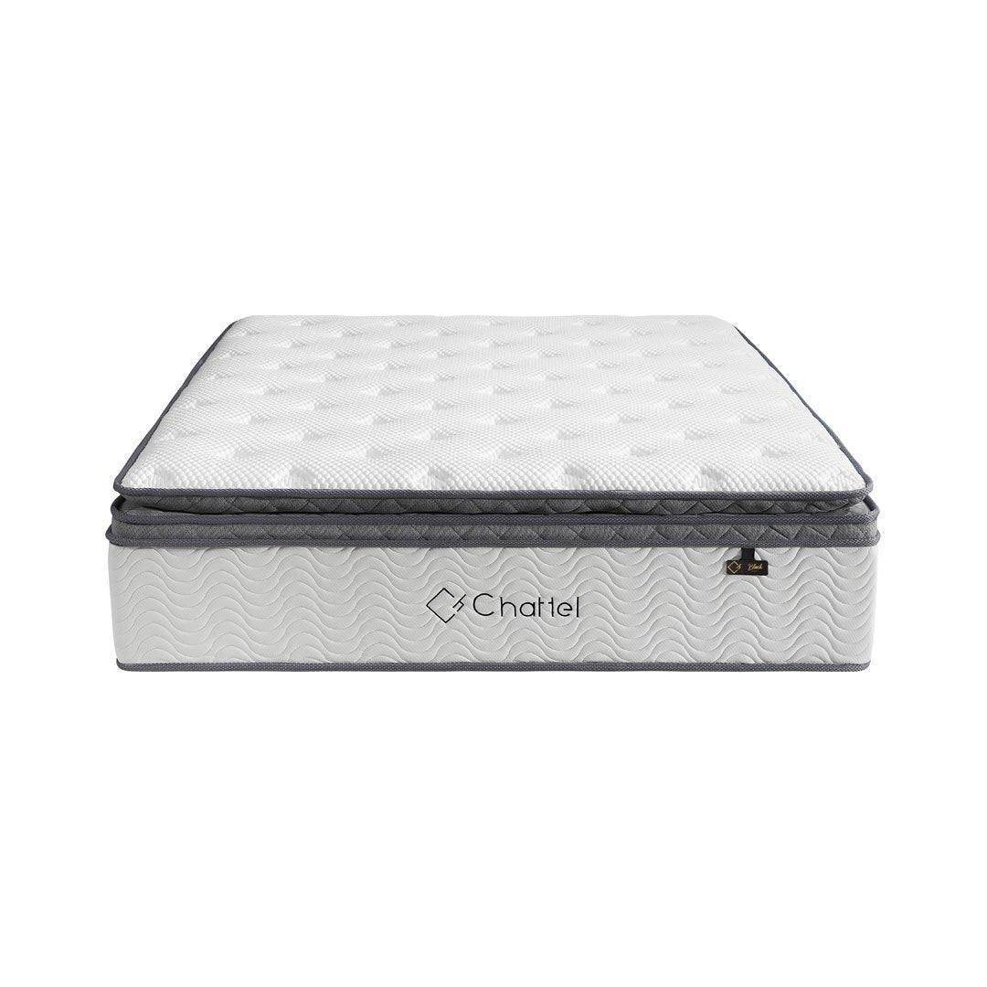 Chattel Black 14" Ice Silk Pocketed Spring Mattress Singapore