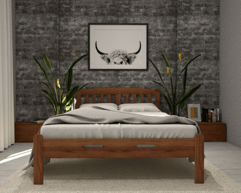 Colern Wooden Bed Singapore