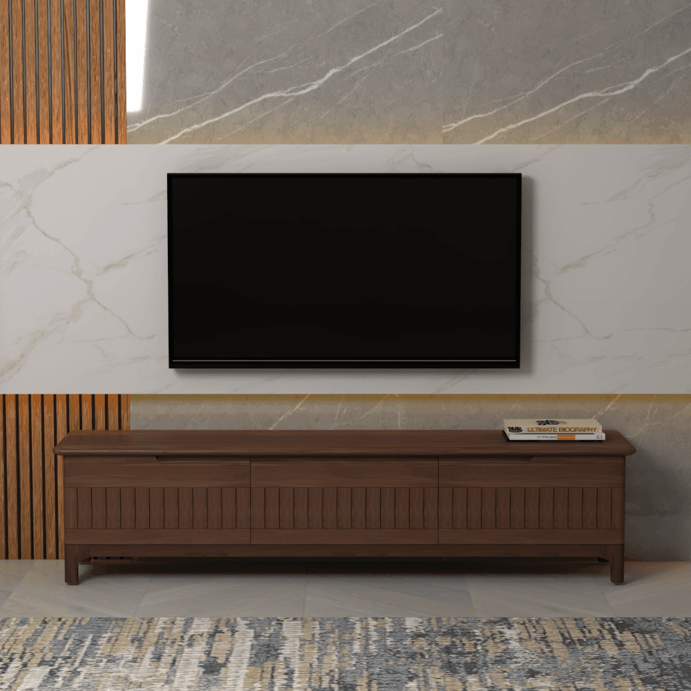 Corianne Solid Wood TV Console Singapore