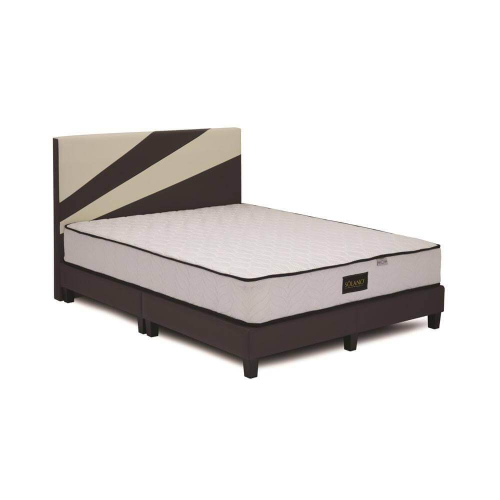 Corwin Bedframe + Solano Foam Mattress Bed Set Singapore