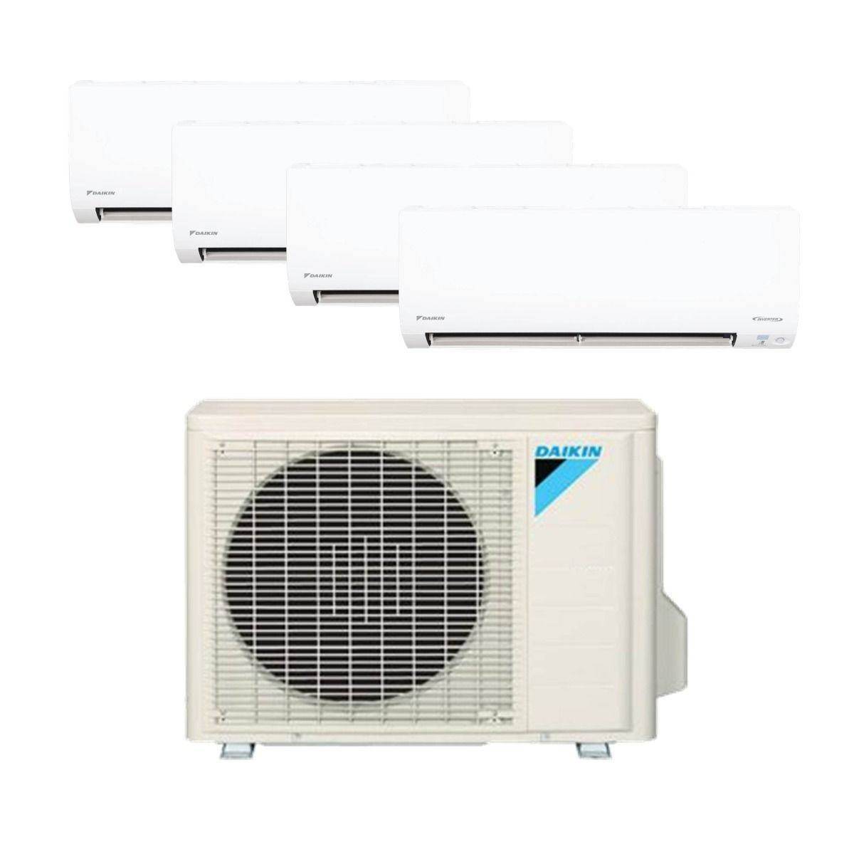 Daikin iSmile Eco Series System 4 Aircon WIFI MKM85VVMG-3XCTKM25VVMG-1XCTKM50VVMG <br> 3 x 9000 1 x 18000 BTU Singapore